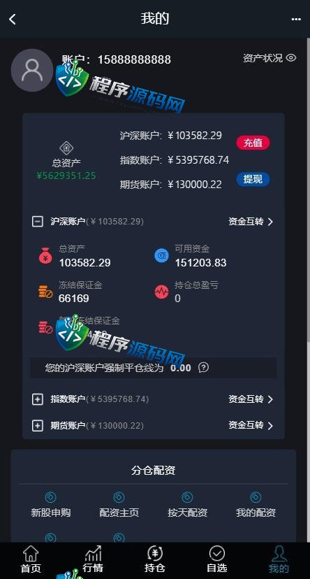 两融3.0股票交易源码/新股申购/股票配资/融资融券/打新股/控制精准