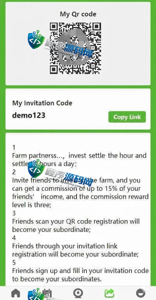AgriDevelop海外版理财系统/投资理财源码/注册奖励每日任务/前端uinapp