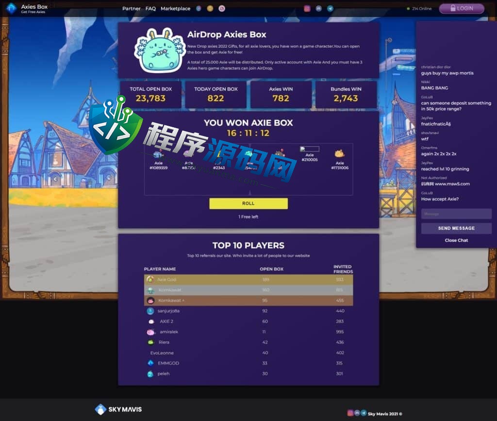 海外区块链Axies空投盗U源码/ETH钱包助记词导入系统
