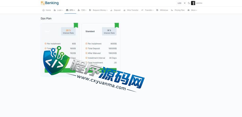 多语言海外Banking银行贷款源码/贷款投资系统