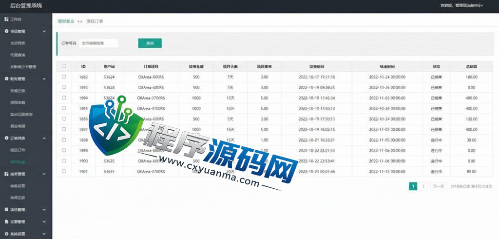 BPPLClnvestment海外新UI投资理财源码/投资理财系统