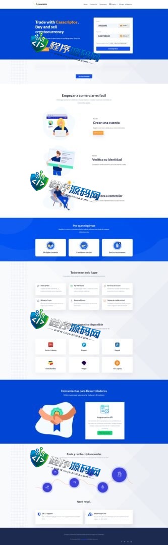 CasaCrypto多语言场外交易源码/区块链虚拟币交易系统/USDT在线购买