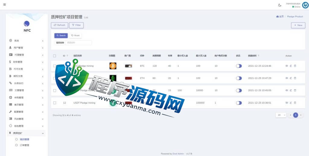 区块链Coincheck交易所源码/16国语言交易所源码/期权永续/申购质押挖矿