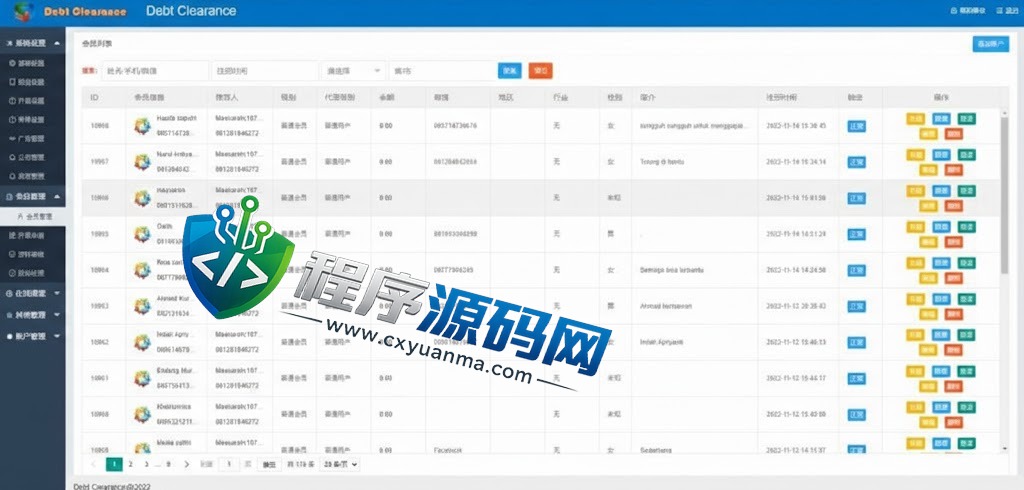 Debt clearance海外版互助盘源码/多语言超级人脉系统