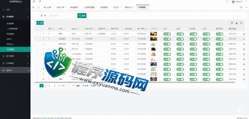 多语言Dex-Trade微交易源码/微盘伪交易所系统/前端vue