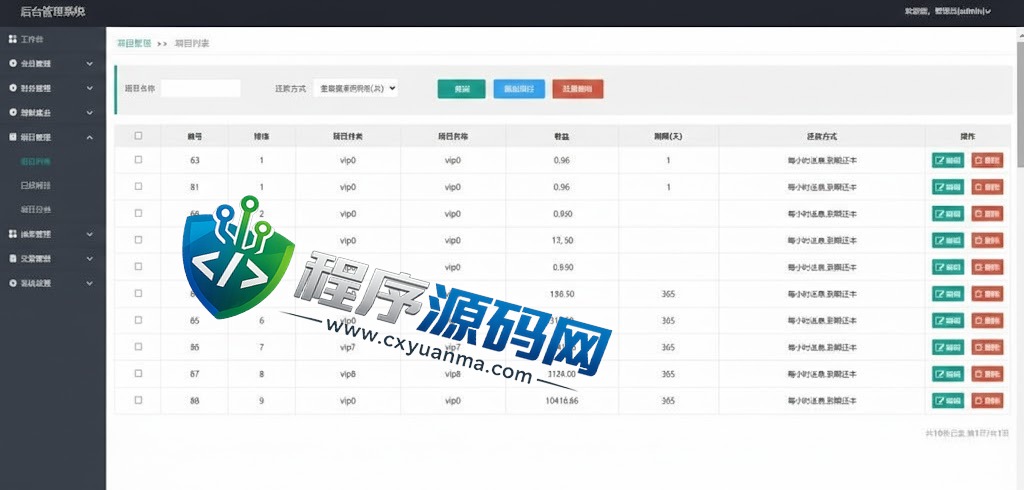 双语言EcoWater净水理财源码/海外产品投资系统/项目投资源码