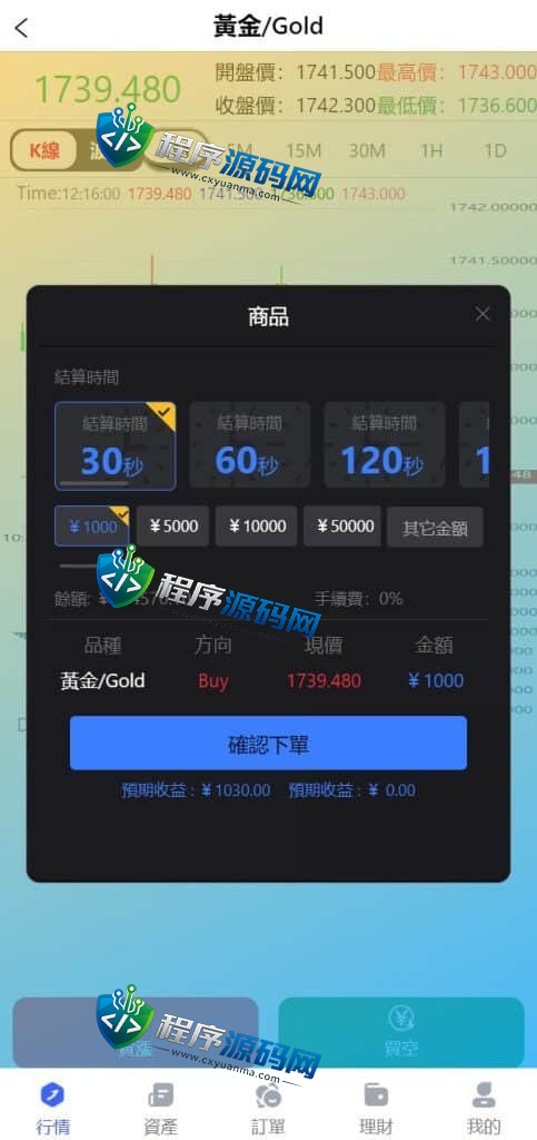全新优化版八国语言FOREX外汇微盘源码/外汇微交易系统/投资理财源码