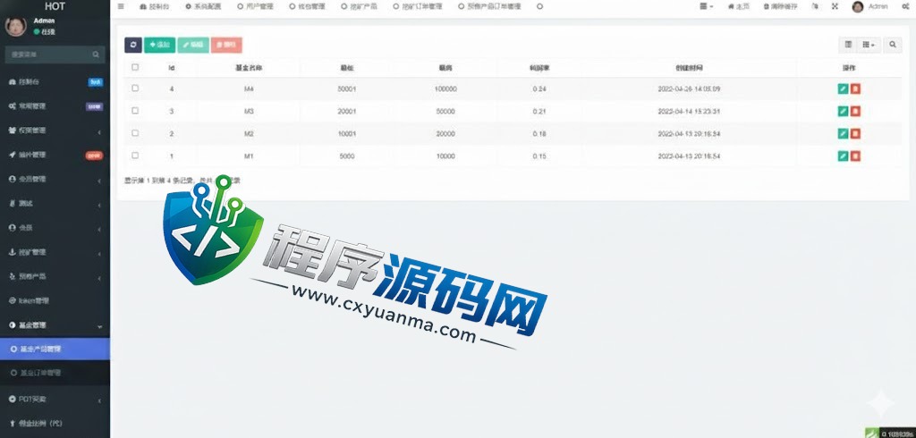 HOT区块链理财交易源码/defi质押挖矿/DAPP系统/虚拟币投资分红源码