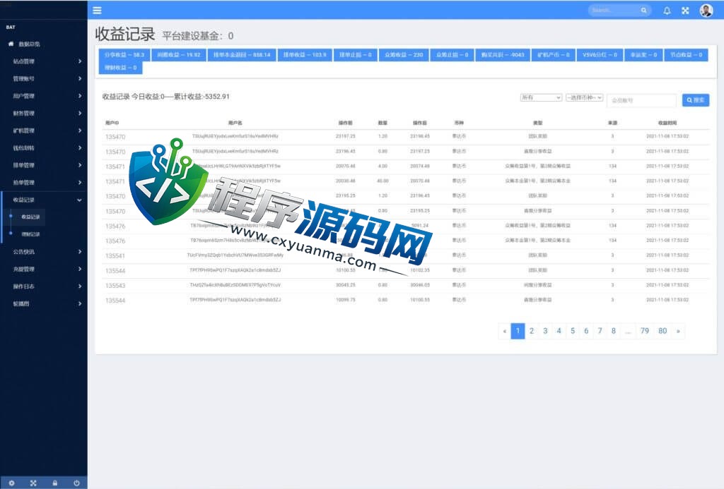 IPFS算力哈希云矿机源码/usdt排单众筹系统/usdt理财分红