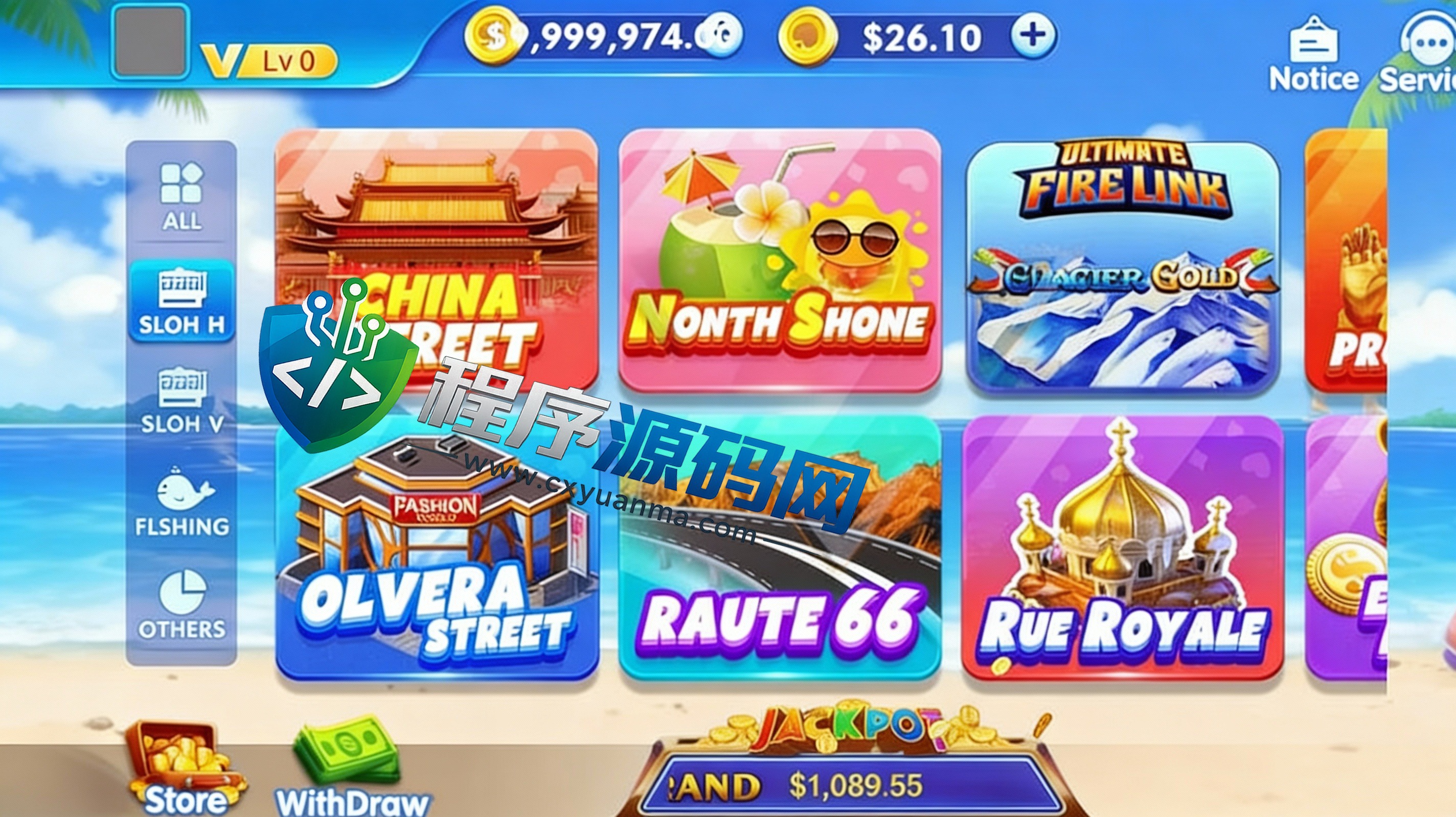 美国Juwa 777 Slots源码/欧美捕鱼源码/英文对战游戏源码