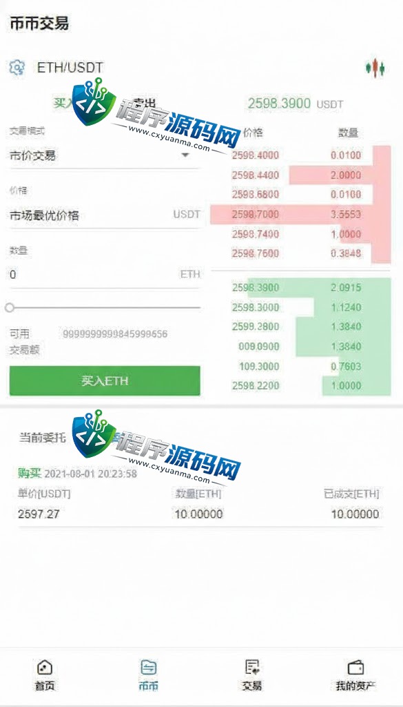 区块链合约LATOKEN交易所源码/USDT秒合约/杠杆系统/C2C法币交易/vue前端全开源