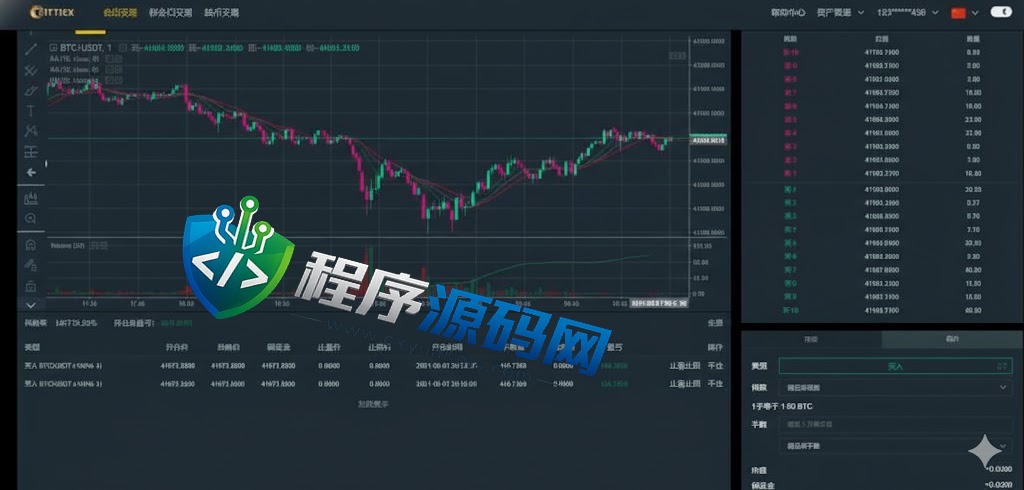 区块链合约LATOKEN交易所源码/USDT秒合约/杠杆系统/C2C法币交易/vue前端全开源