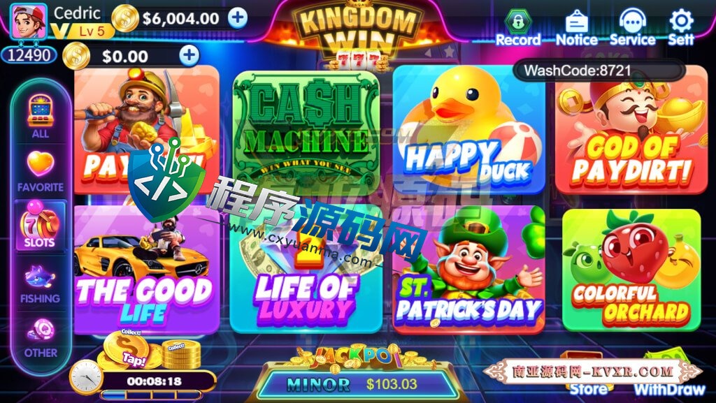 Lucky Dragons美国老虎机源码/英文版拉霸角子老虎机游戏