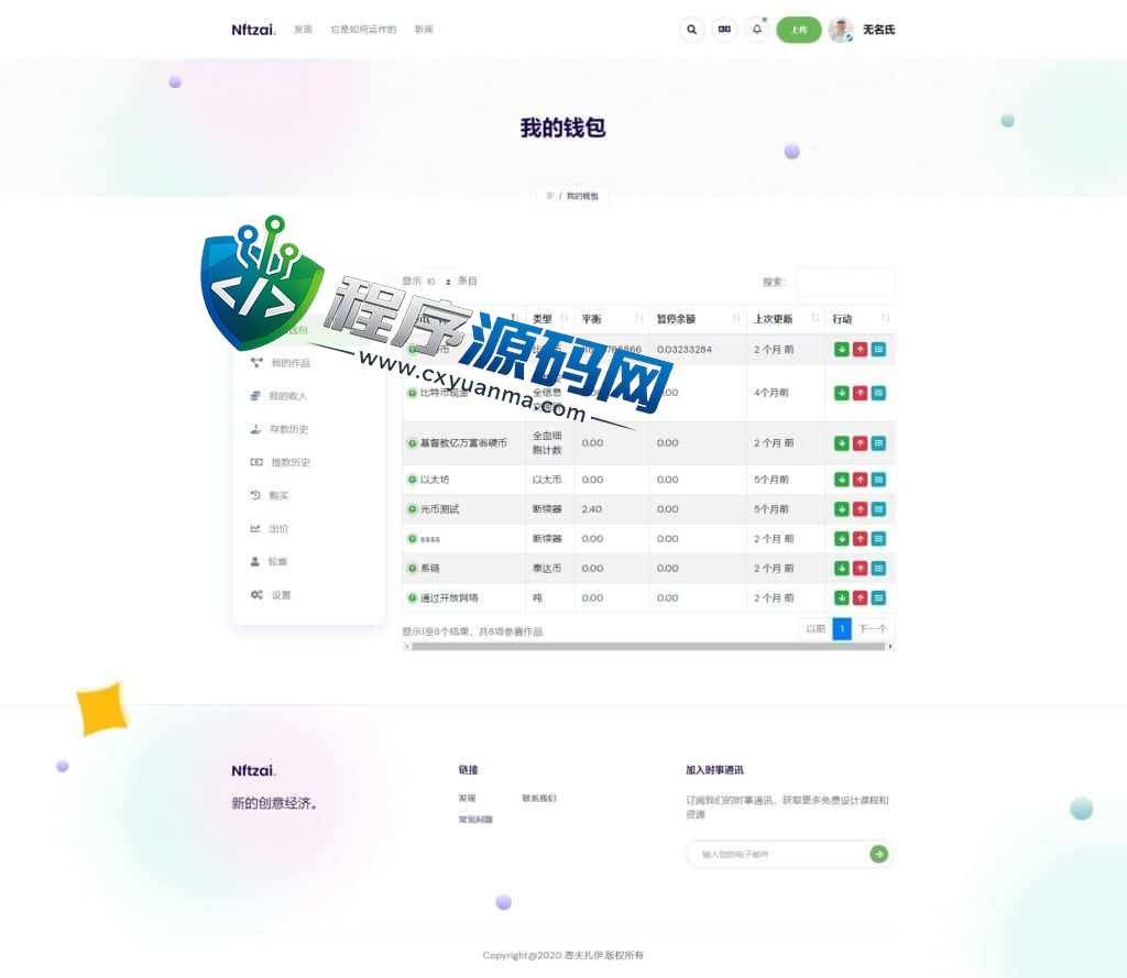 NFTZai多语言Laravel框架NFT交易源码/艺术数字藏品系统