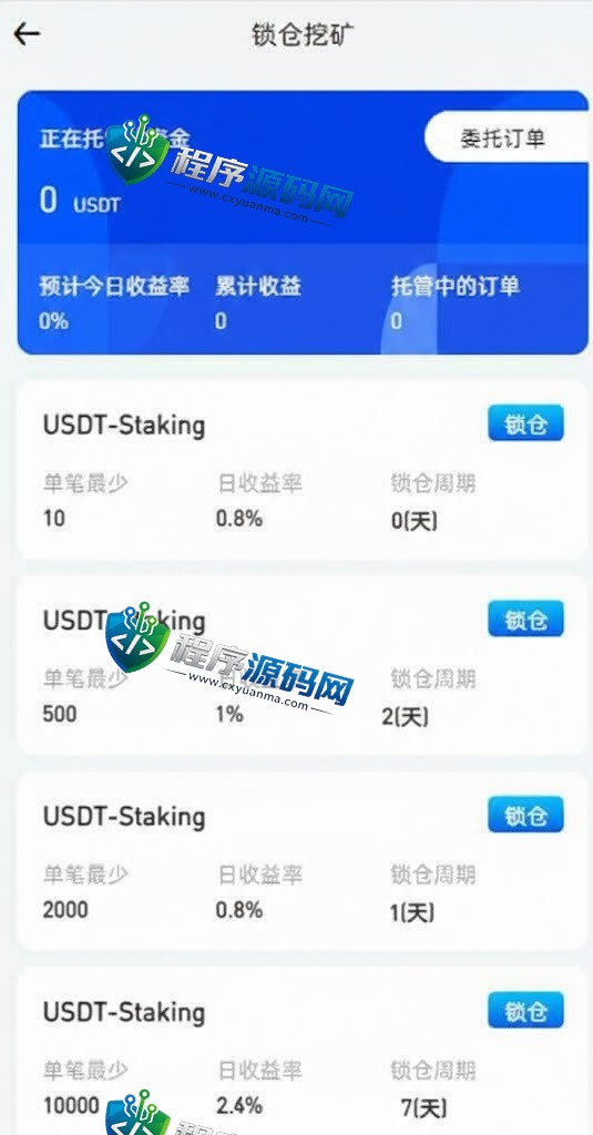 全新区块链Phemex交易所系统/币币期权交易源码/平台币/借贷/IEO/锁仓理财