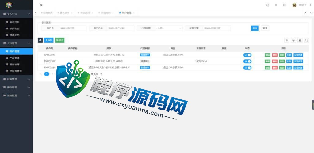 四方聚合支付源码/商户通道供应链/代付系统/三方支付系统