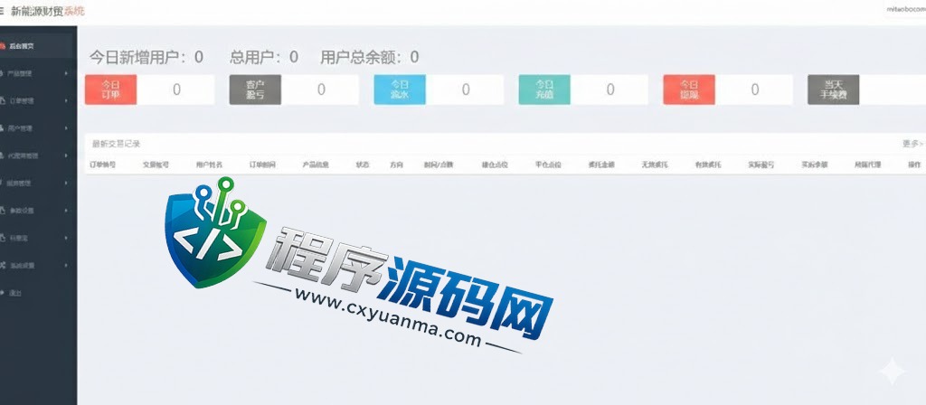 二开新能源微交易源码/股票配资理财系统/微盘平台/资金盘源码