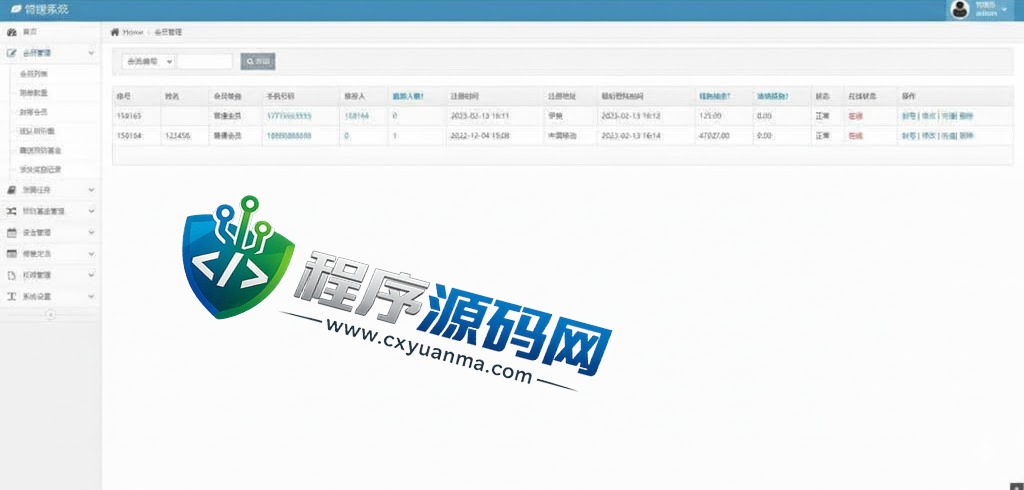 二开版预仿基金合约理财源码/投资返息源码/投资理财系统