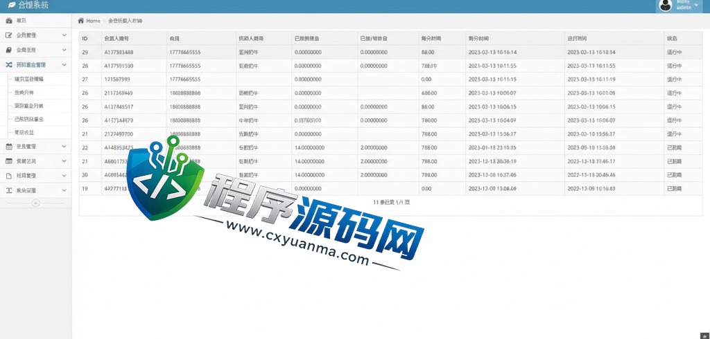 二开版预仿基金合约理财源码/投资返息源码/投资理财系统
