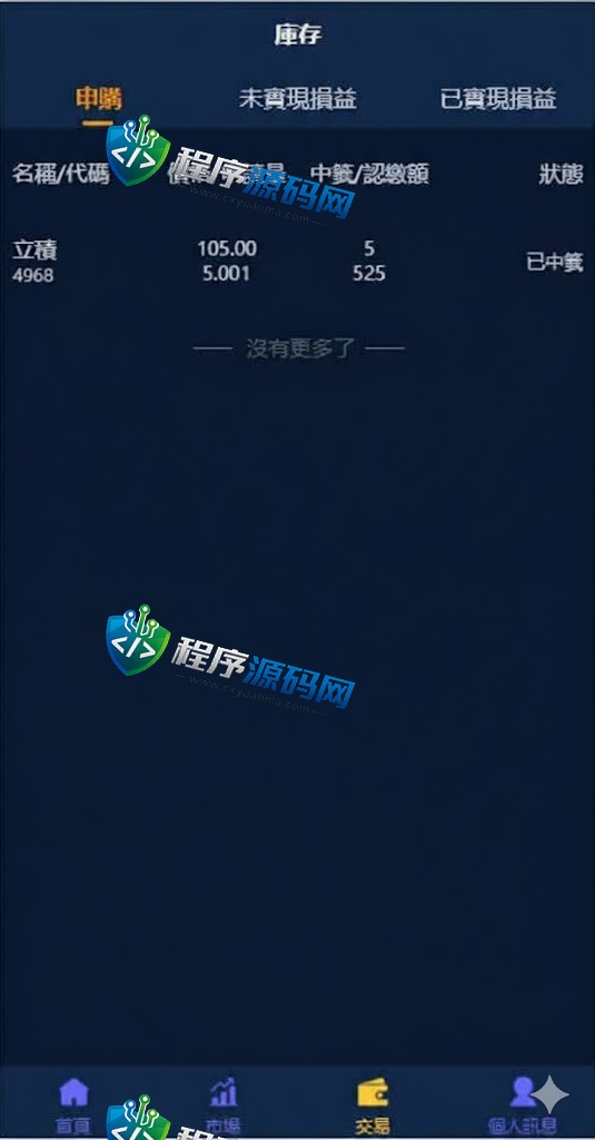 二开版台湾股票系统/申购折扣交易源码/股票配资系统