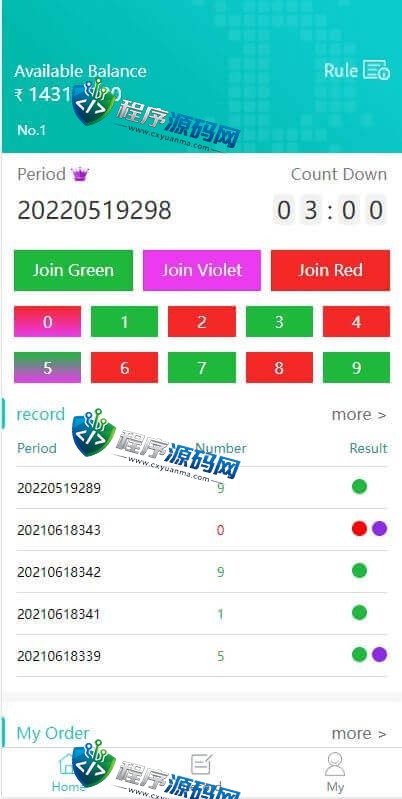 多语言印度红绿灯游戏源码/印度彩票游戏源码/带预设/完美运营