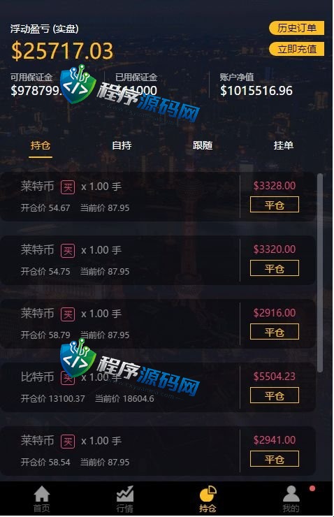 多语言三合一双位盘源码/微盘微交易系统/外汇期货/脚本齐全