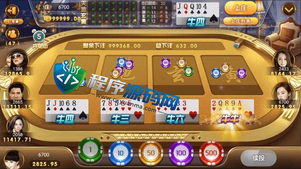 网狐微星二开和尚大金猪胜博棋牌源码/无限代/机器人陪玩