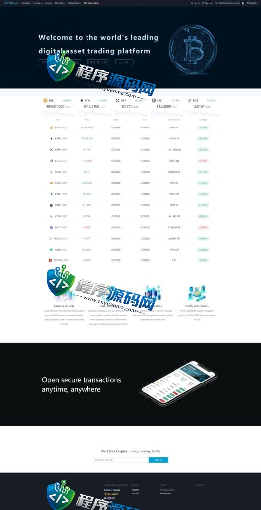 ProBit Global交易所源码/后台预生成K线/质押生息/IEO认购/币币合约交易