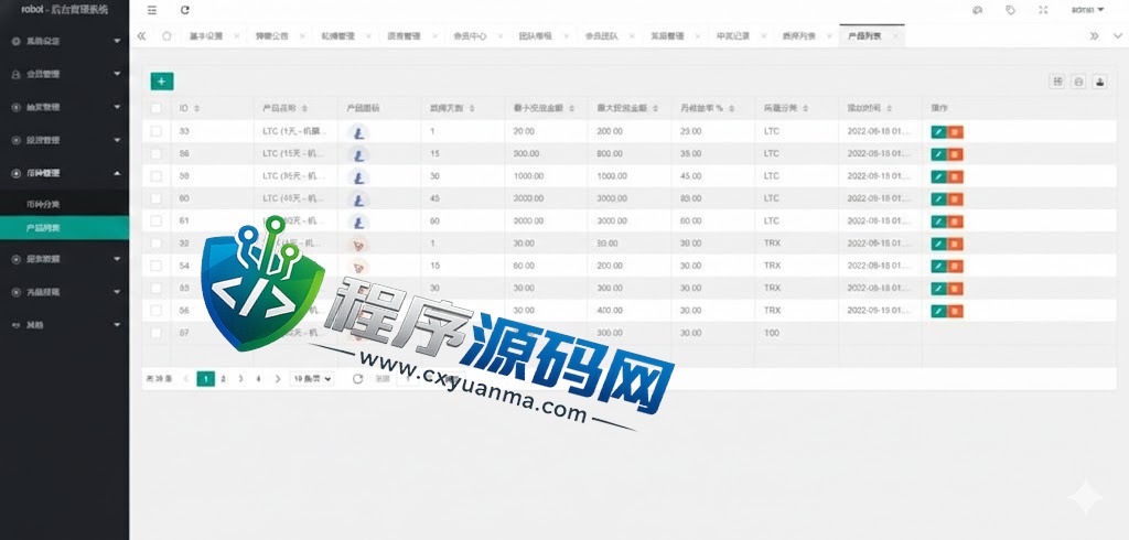 Robot多语言虚拟币投资理财源码/区块链质押系统/区块链机器人投资