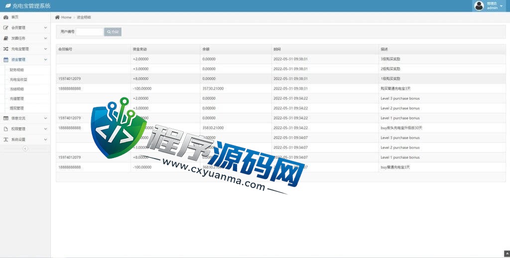 Shared Telecom充电宝投资源码/海外虚拟投资理财/六国语言/TRX充值