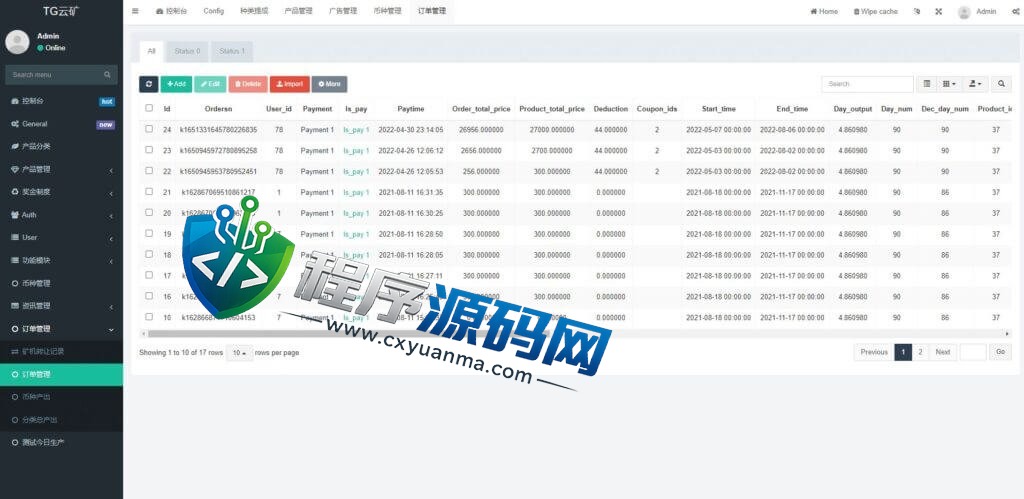 双语言TG云矿机源码/Cloudminer挖矿投资系统/云矿机算力/usdt投资/自带聊天系统