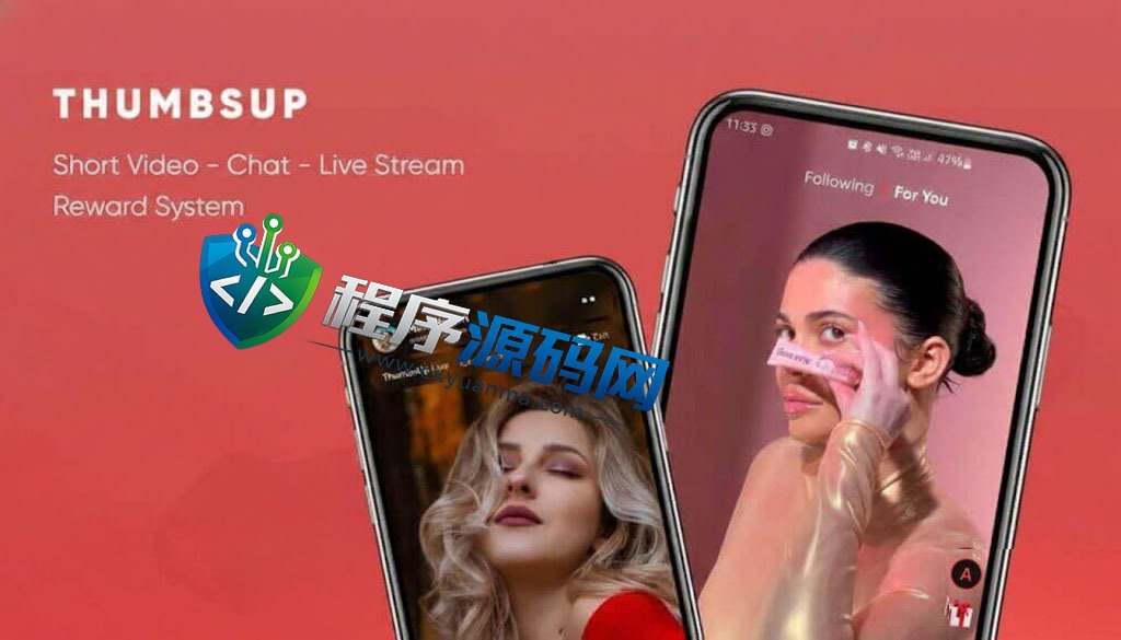仿海外TikTok抖音APP源码/ThumbsUp短视频直播APP源码/抖音短视频源码