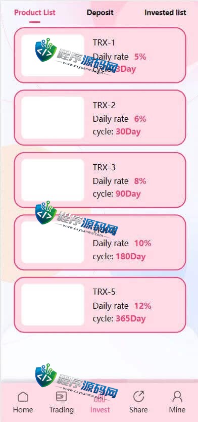 多语言trx+usdt钱包理财源码/区块链算力矿池/Difi流动性TRX理财分红