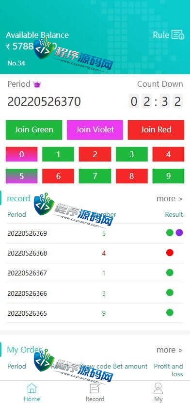 多语言印度红绿灯游戏源码/印度彩票平台uinapp前端源代码/双面盘玩法