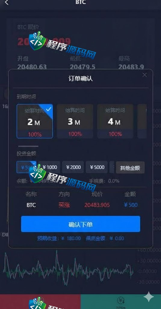 Upbit微盘源码/区块链微交易系统/秒合约虚拟币交易