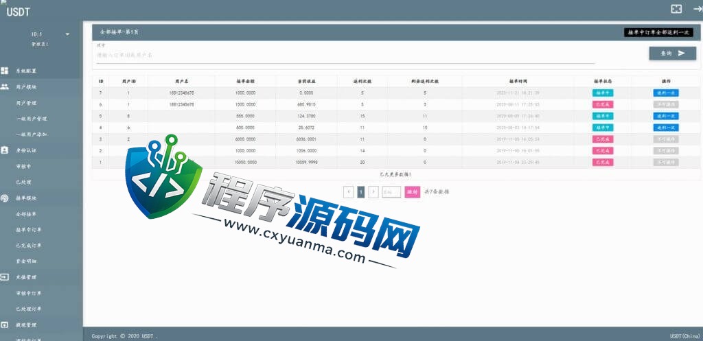 usdt跑分平台源码/usdt支付系统/otc接单/c2c一键买币
