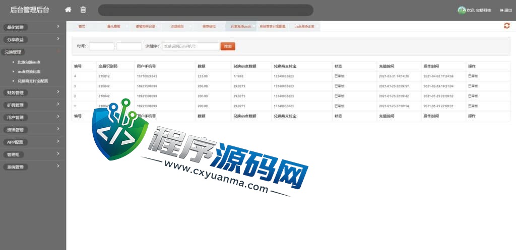 二开区块链世界矿机源码/合约矿机交易/USDT数字钱包系统/四国语言