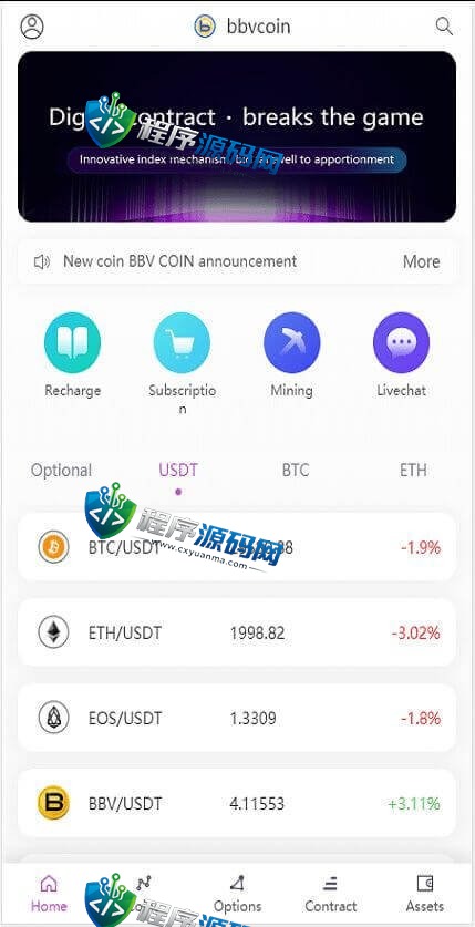 区块链Zaif交易所源码/15国语言秒合约交易所源码/新币申购/矿机平台/质押挖矿